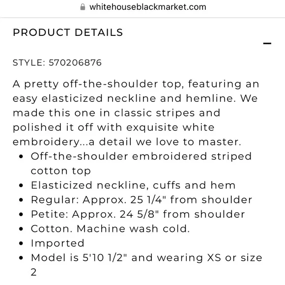 White House Black Market Top - Picture 5 of 5